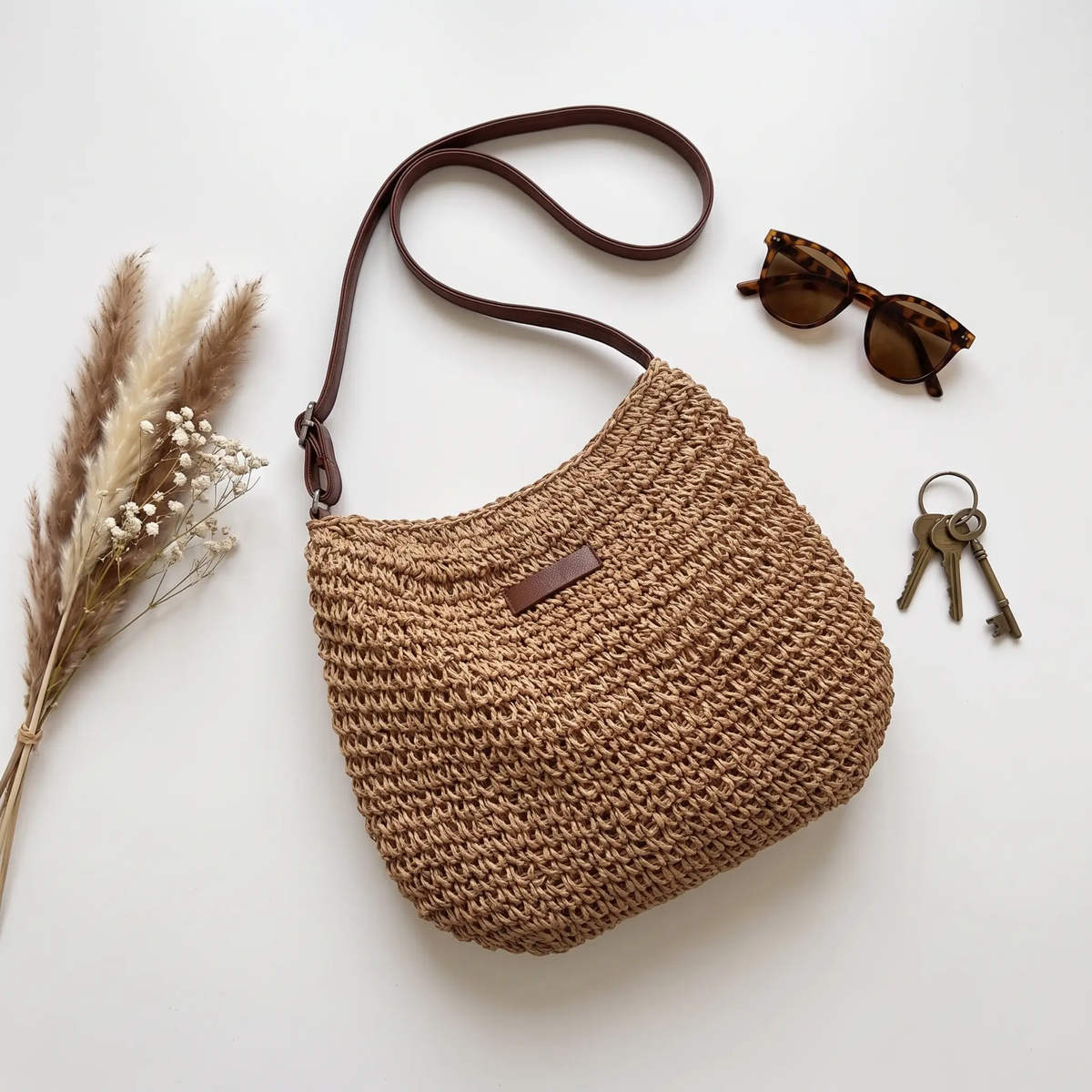 Borsa a spalla boho capiente