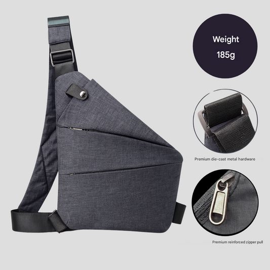 Borsa a Tracolla Antifurto con Cerniere Nascoste
