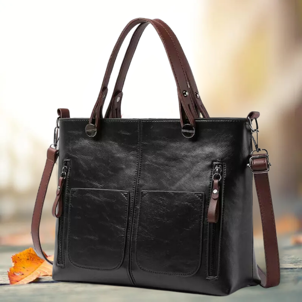 Borsa a tracolla classica in pelle