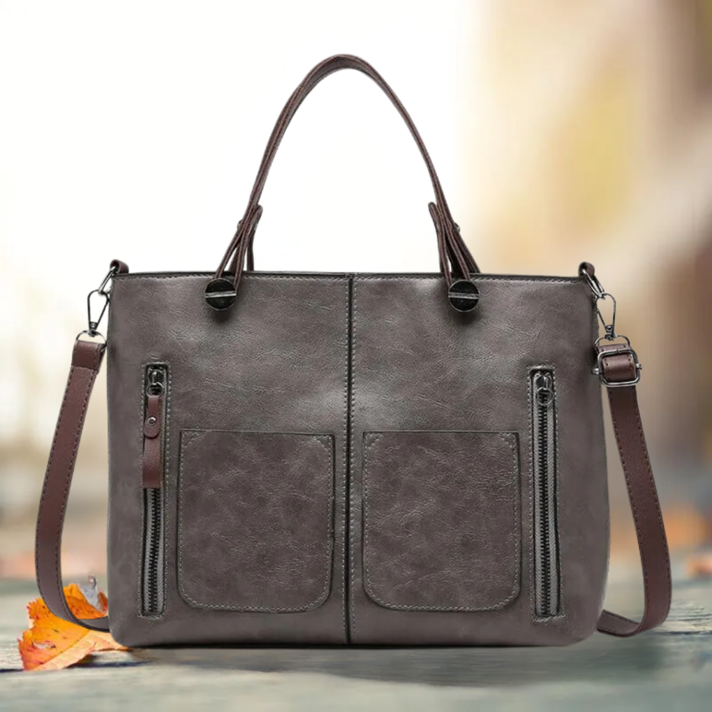Borsa a tracolla classica in pelle