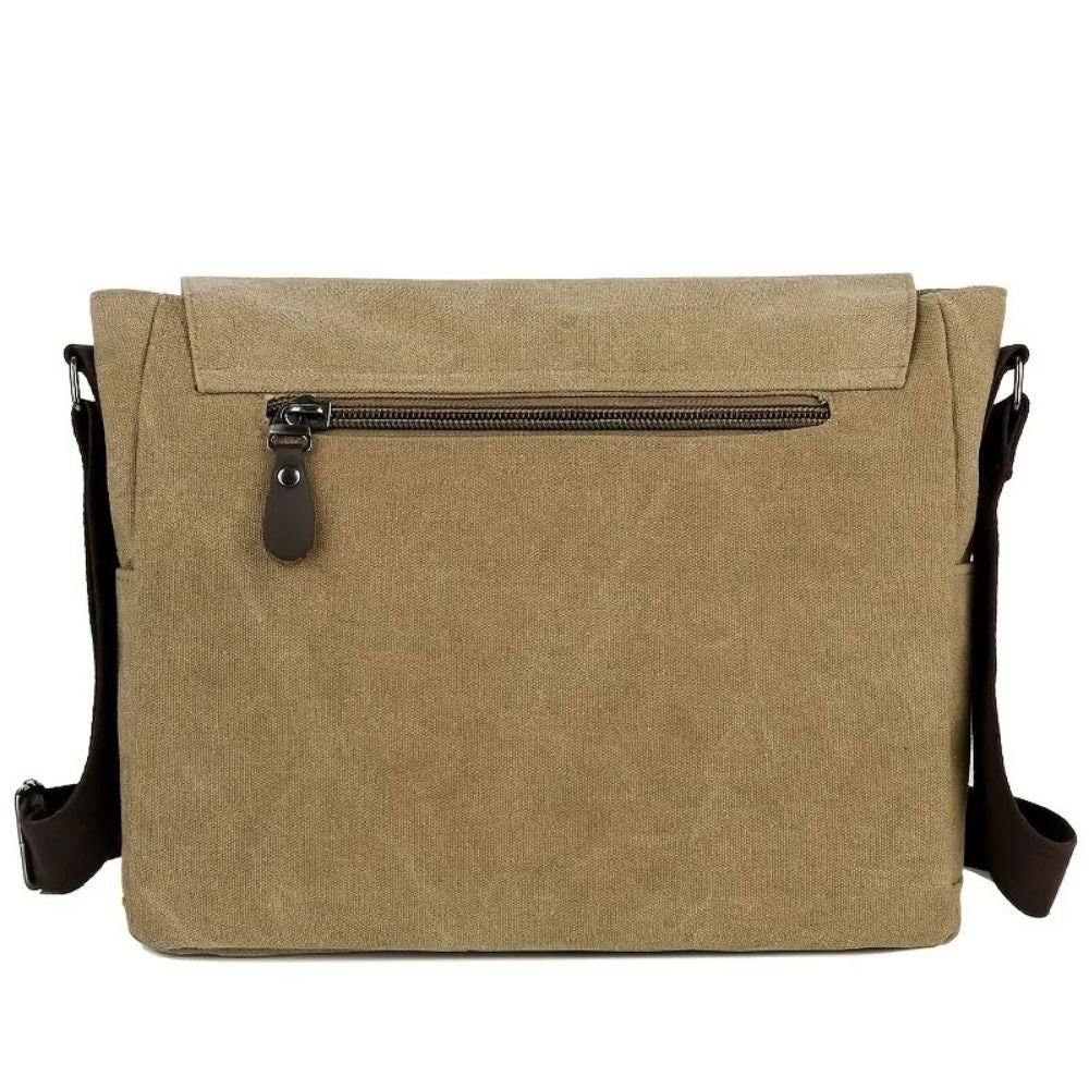 Borsa a Tracolla Messenger in Tela da Uomo