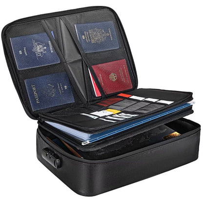 Borsa ignifuga e impermeabile per documenti e contanti