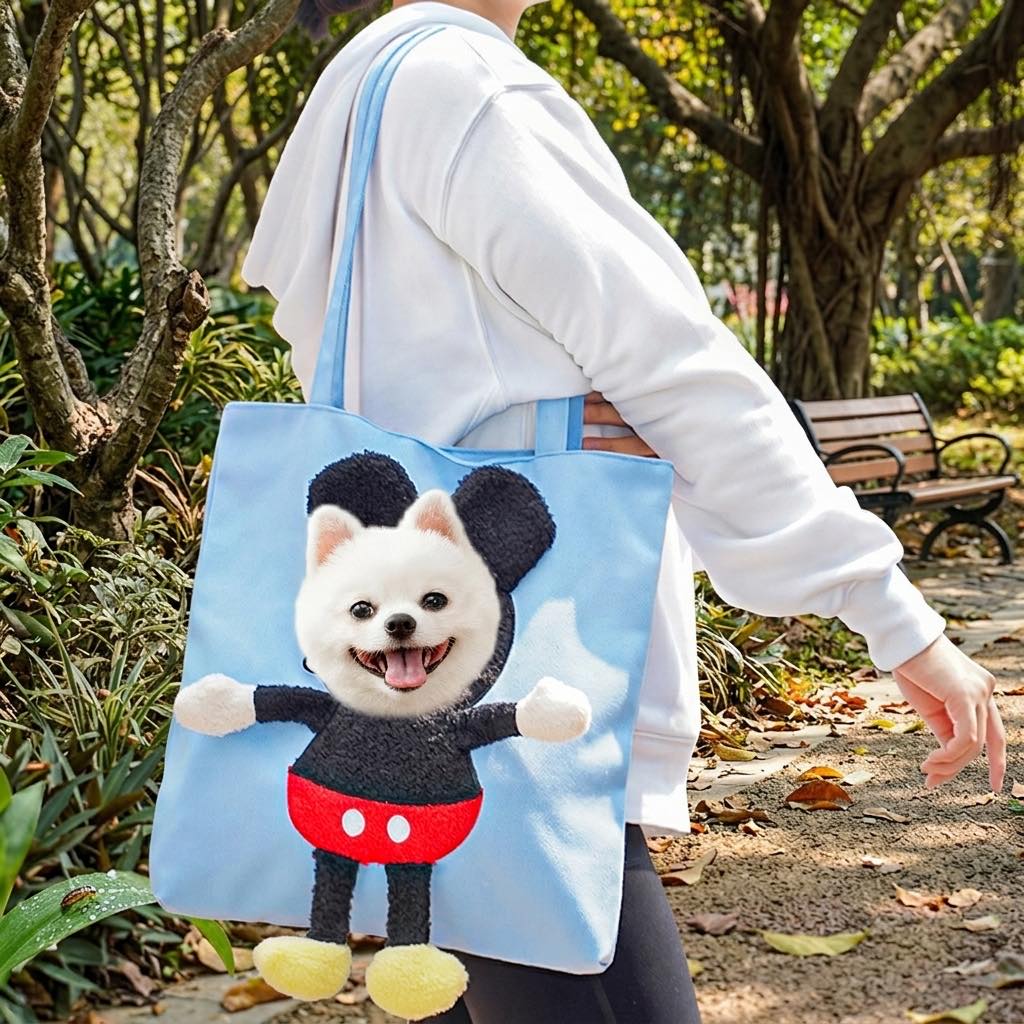 Borsa Trasportino per Gatti con Testa Fuori – Tote in Tela per Passeggiate e Visite Veterinarie