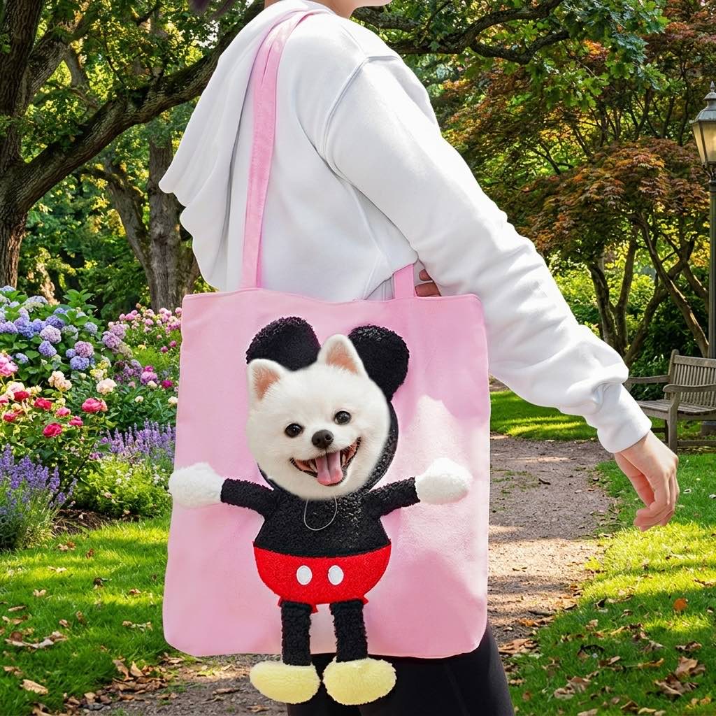 Borsa Trasportino per Gatti con Testa Fuori – Tote in Tela per Passeggiate e Visite Veterinarie