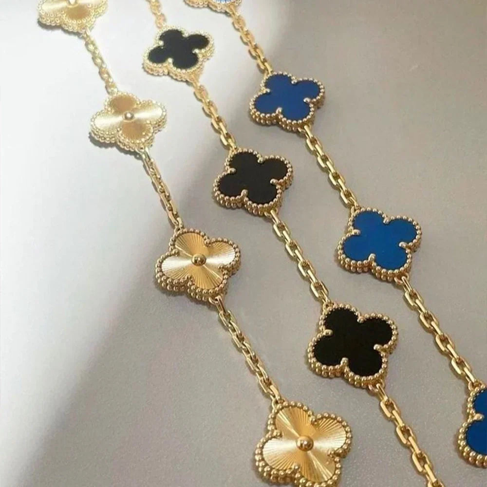 Bracciale quadrifoglio portafortuna