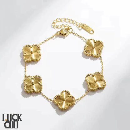 Bracciale quadrifoglio portafortuna