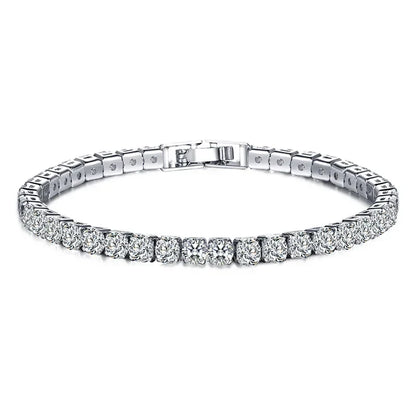 Bracciale tennis in argento sterling – eleganza senza tempo con un tocco urban