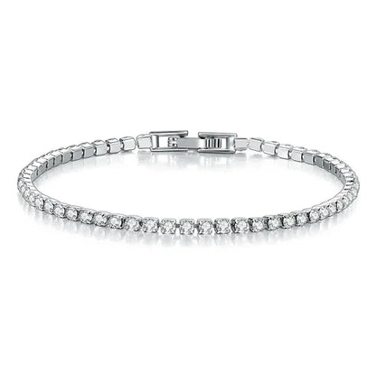 Bracciale tennis in argento sterling – eleganza senza tempo con un tocco urban