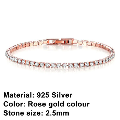 Bracciale tennis in argento sterling – eleganza senza tempo con un tocco urban