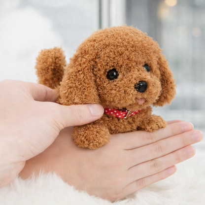 Cagnolino robot interattivo peluche che cammina abbaia e scodinzola
