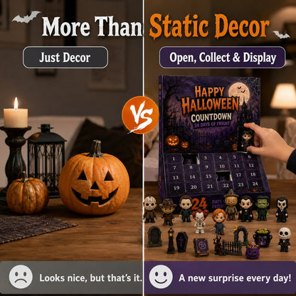 Calendario dell'avvento di Halloween con 24 sorprese a tema