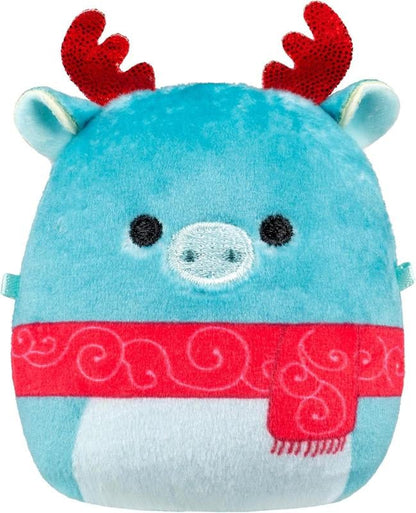 Calendario dell'avvento in peluche con 24 mini pupazzi natalizi, sorpresa quotidiana da 6,5 cm per bambini e collezionis