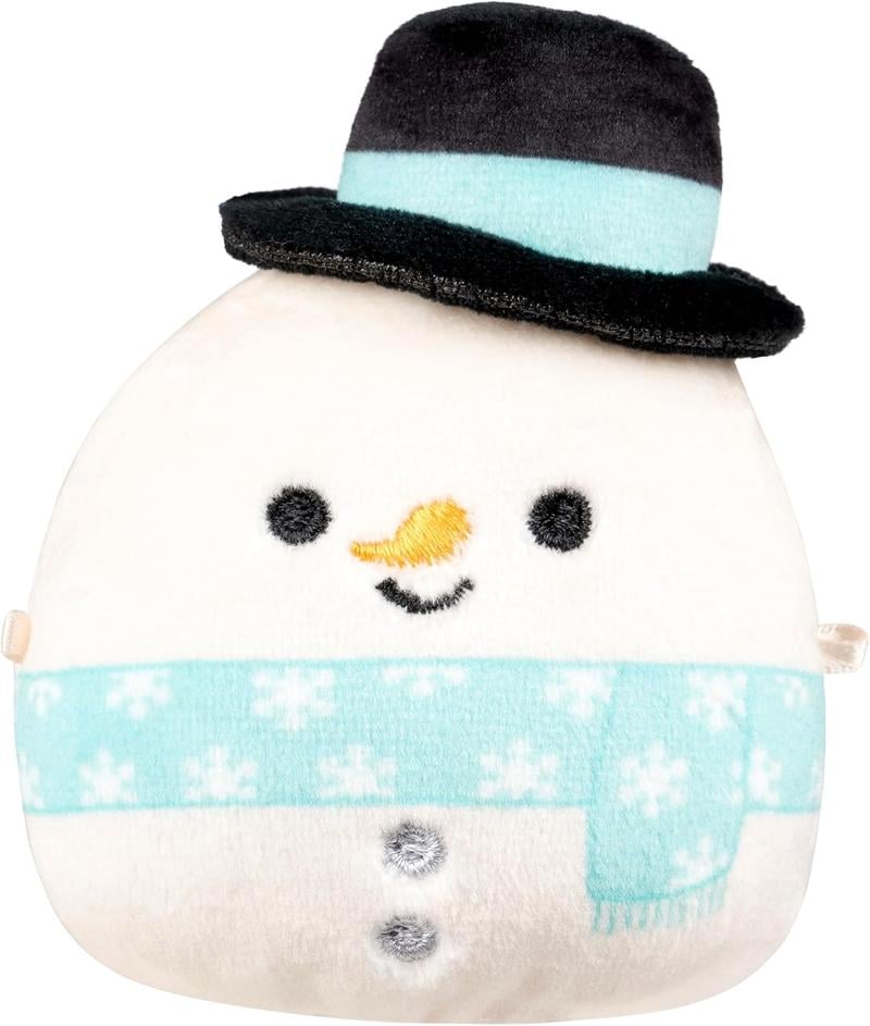 Calendario dell'avvento in peluche con 24 mini pupazzi natalizi, sorpresa quotidiana da 6,5 cm per bambini e collezionis