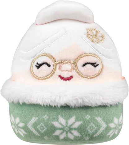 Calendario dell'avvento in peluche con 24 mini pupazzi natalizi, sorpresa quotidiana da 6,5 cm per bambini e collezionis