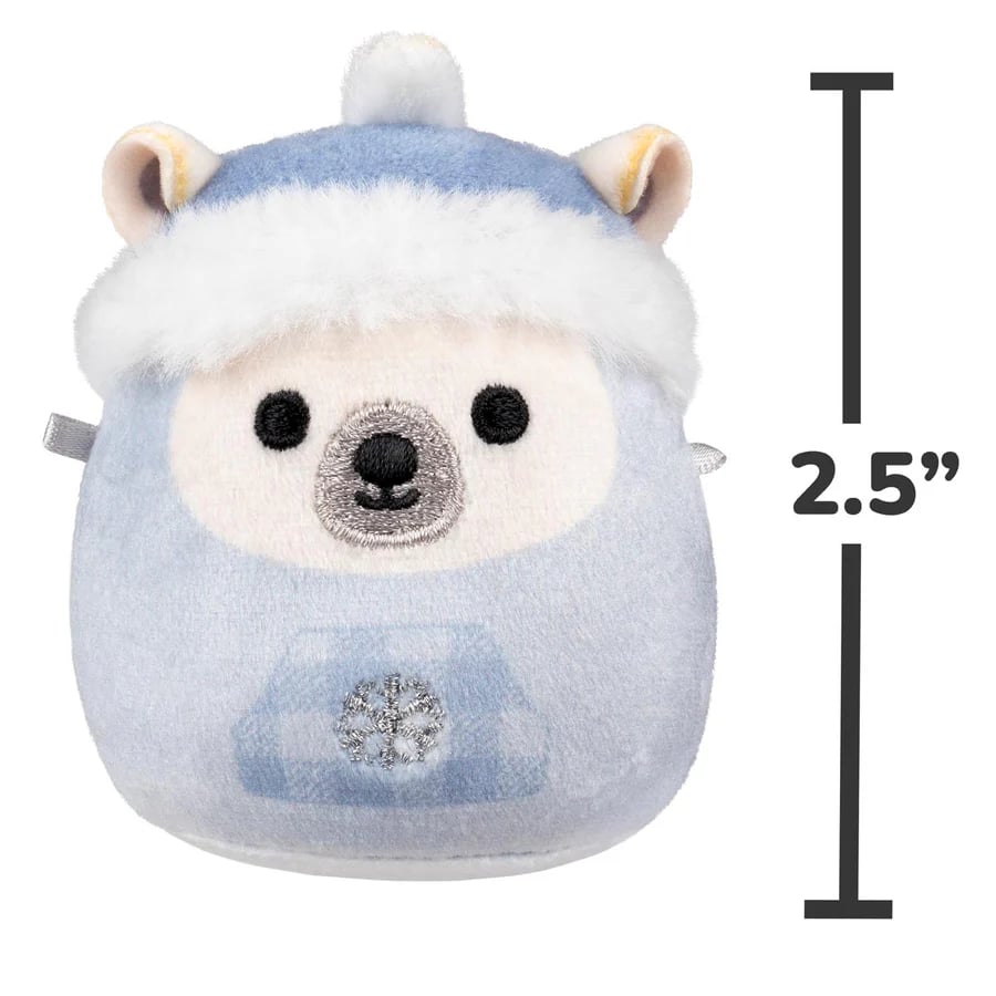 Calendario dell'avvento in peluche con 24 mini pupazzi natalizi, sorpresa quotidiana da 6,5 cm per bambini e collezionis