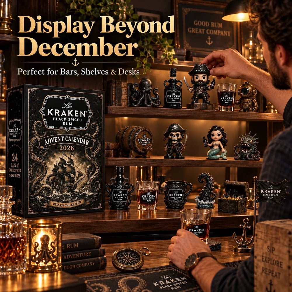 Calendario dell'Avvento al Rum – Conto alla Rovescia Natalizio 24 Giorni con Bottigliette Mini