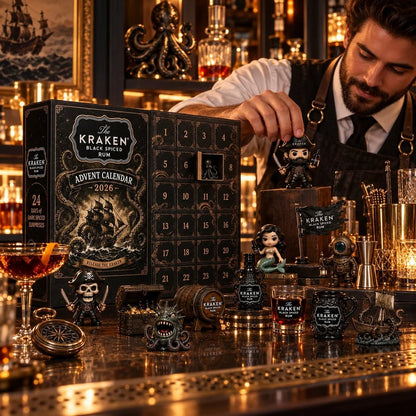 Calendario dell'Avvento al Rum – Conto alla Rovescia Natalizio 24 Giorni con Bottigliette Mini