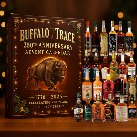 Calendario dell'Avvento Whiskey Bourbon con Ornamenti Regalo Countdown