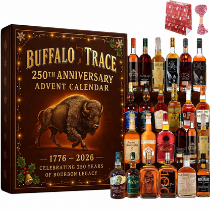 Calendario dell'Avvento Whiskey Bourbon con Ornamenti Regalo Countdown