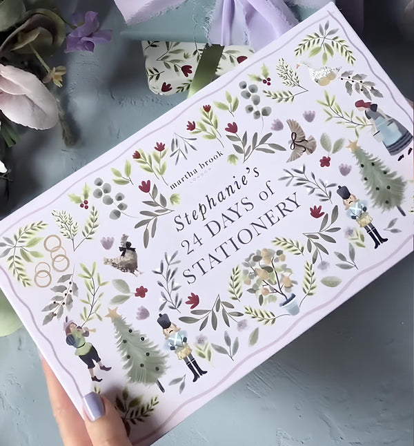 Calendario dell'Avvento con Cancelleria 24 Sorprese JollyJournals™