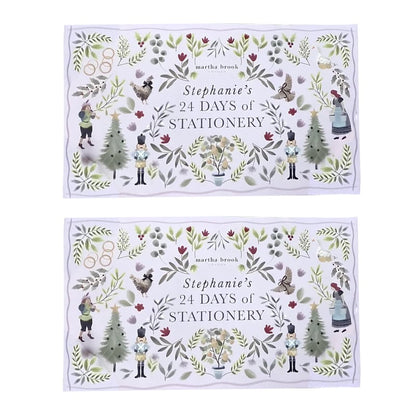 Calendario dell'Avvento con Cancelleria 24 Sorprese JollyJournals™