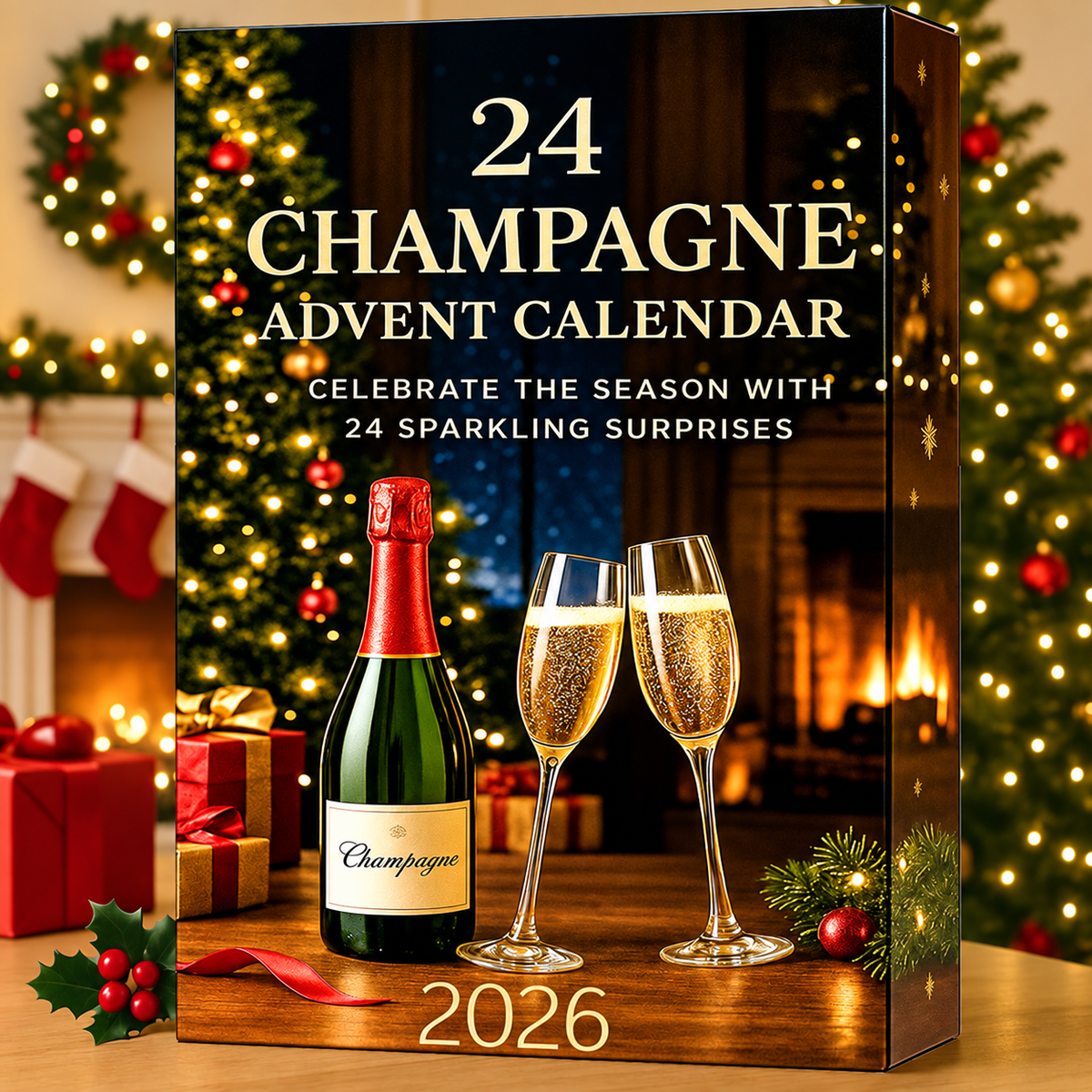 Calendario dell'Avvento Conto alla Rovescia Champagne 2026