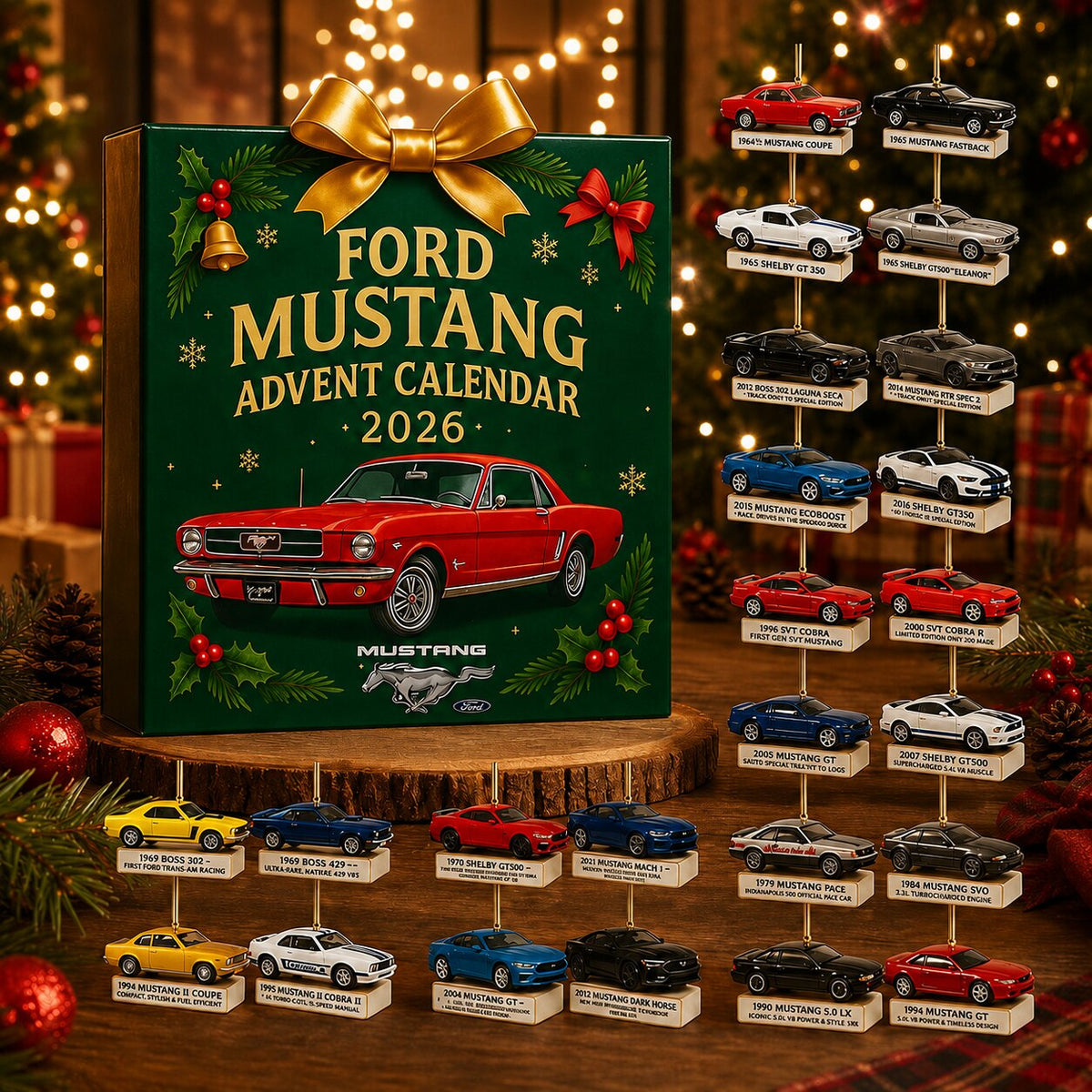 Calendario dell'avvento Mustang 2026