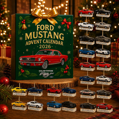 Calendario dell'avvento Mustang 2026