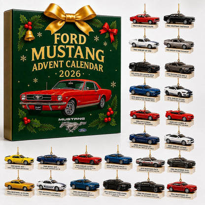 Calendario dell'avvento Mustang 2026