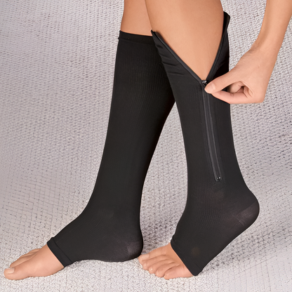 Calze a compressione graduata 20-30 mmHg con zip