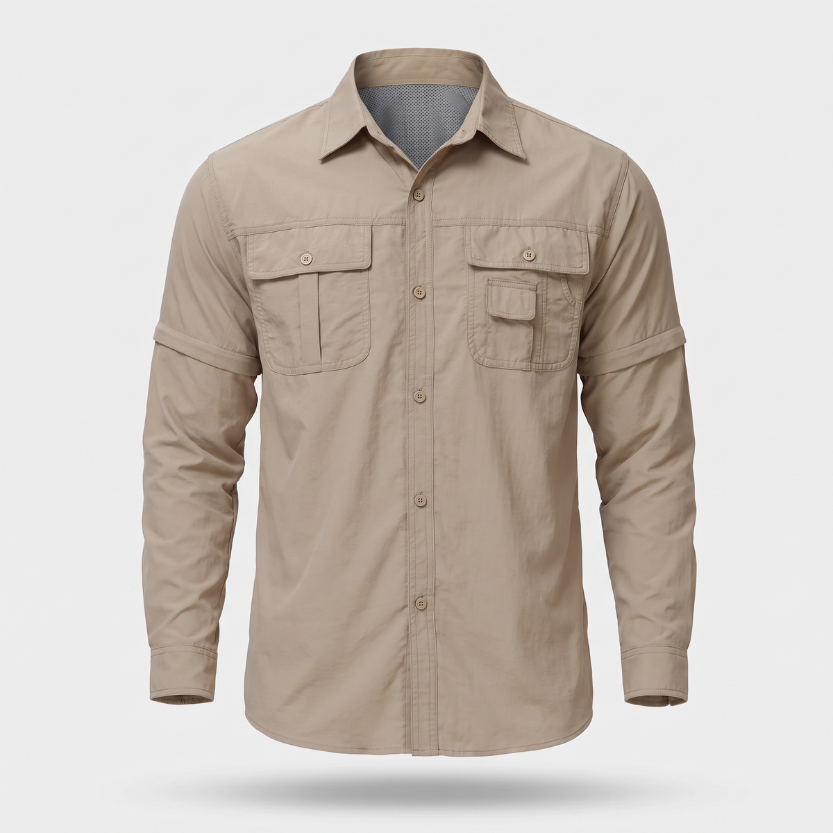 Camicia da trekking da uomo con maniche staccabili