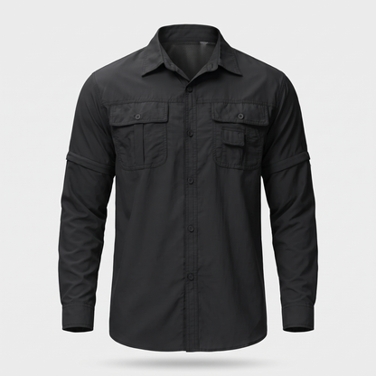 Camicia da trekking da uomo con maniche staccabili