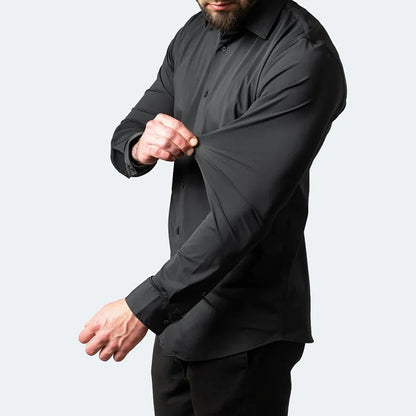 Camicia elegante elasticizzata da uomo