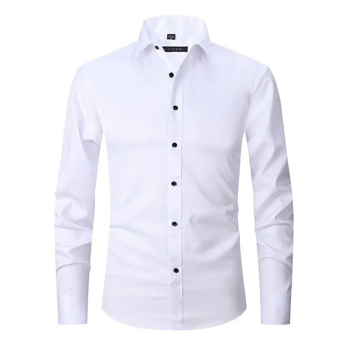 Camicia elegante elasticizzata da uomo