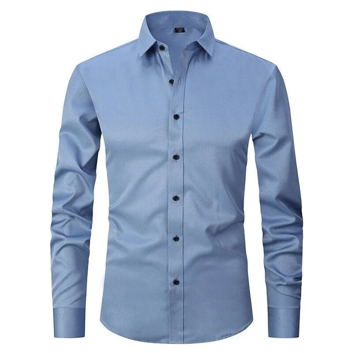 Camicia elegante elasticizzata da uomo