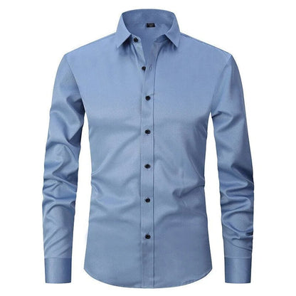 Camicia elegante elasticizzata da uomo