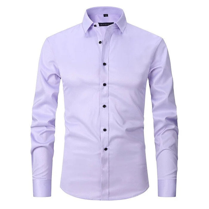 Camicia elegante elasticizzata da uomo