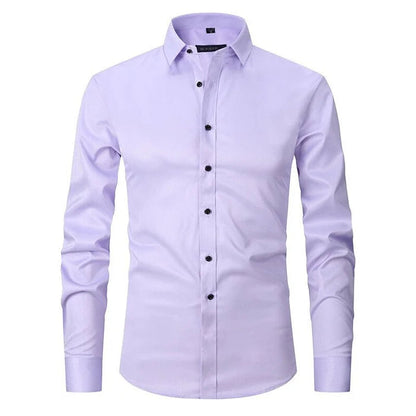 Camicia elegante elasticizzata da uomo