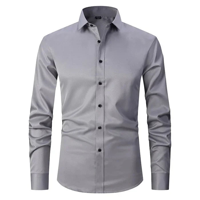 Camicia elegante elasticizzata da uomo