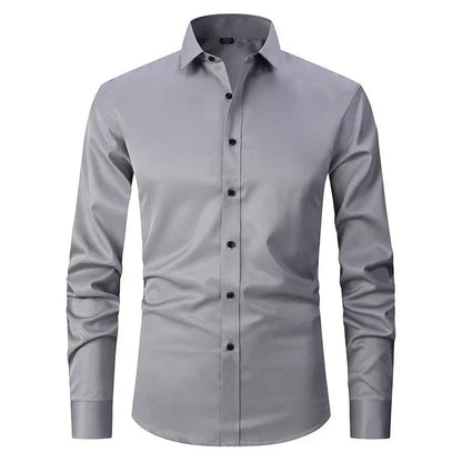 Camicia elegante elasticizzata da uomo