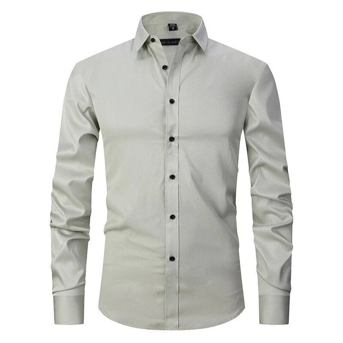 Camicia elegante elasticizzata da uomo