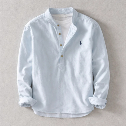 Camicia Uomo Lavata per un Comfort Raffinato