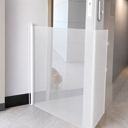 Cancelletto retrattile per animali domestici senza foratura per porte, cucine e scale
