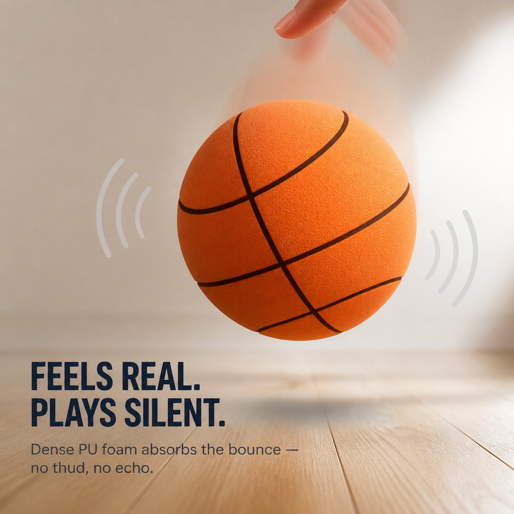 Canestro da basket silenzioso per interni – installazione senza forare
