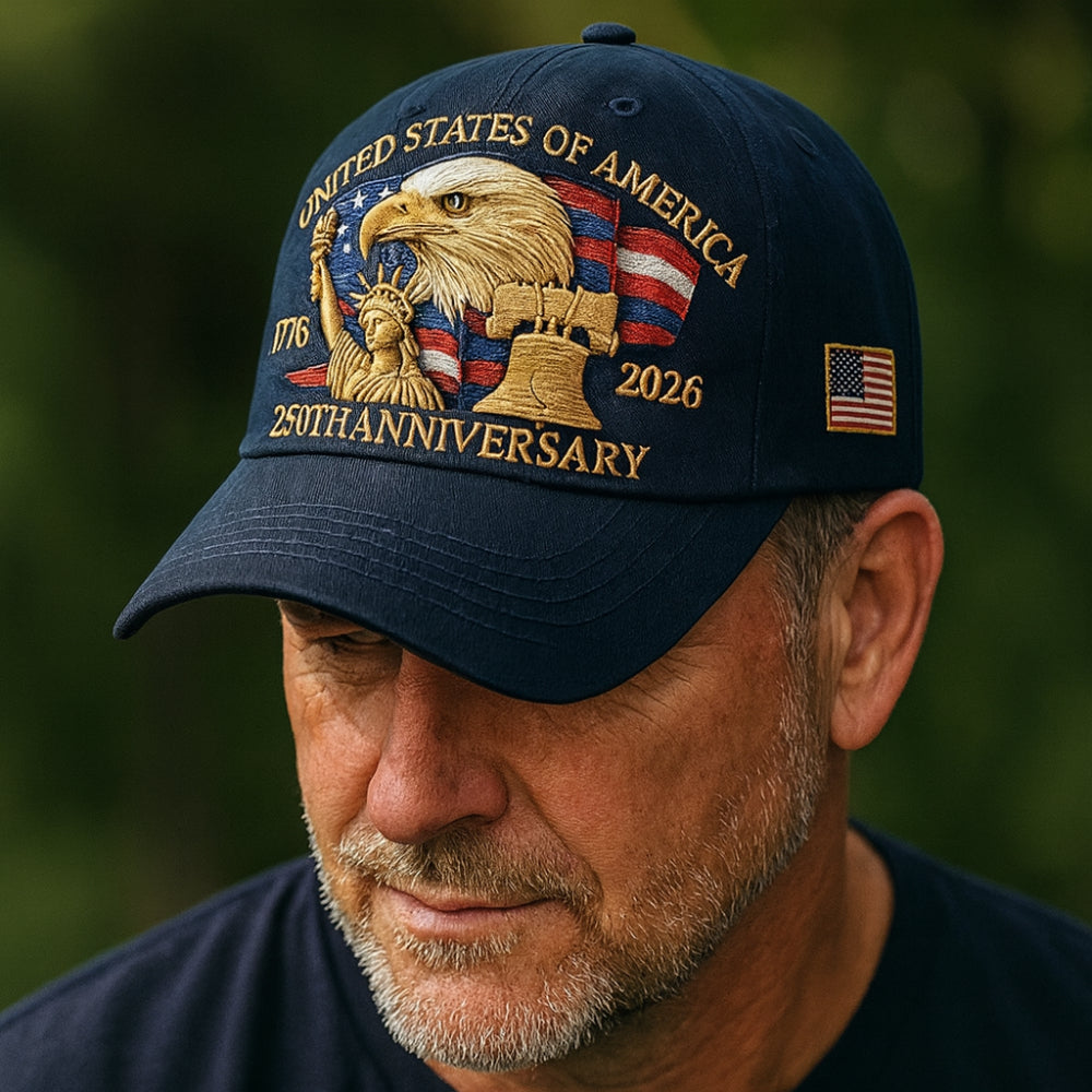 Cappellino da Baseball Aquila Patriottica 250º Anniversario per Uomo