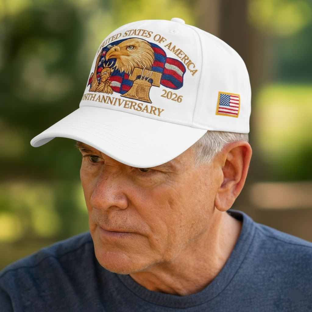 Cappellino da Baseball Aquila Patriottica 250º Anniversario per Uomo