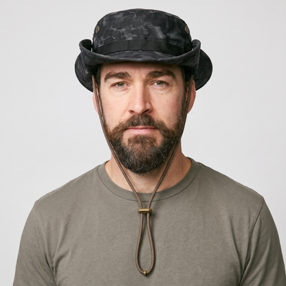Cappello Boonie da uomo - cappello da sole a tesa larga pieghevole - cappello da pesca