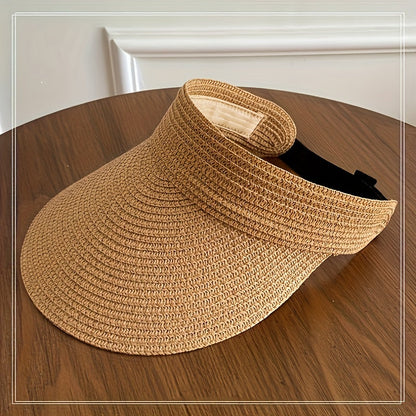 Cappello da sole pieghevole da donna con tesa larga – leggero e protezione UV