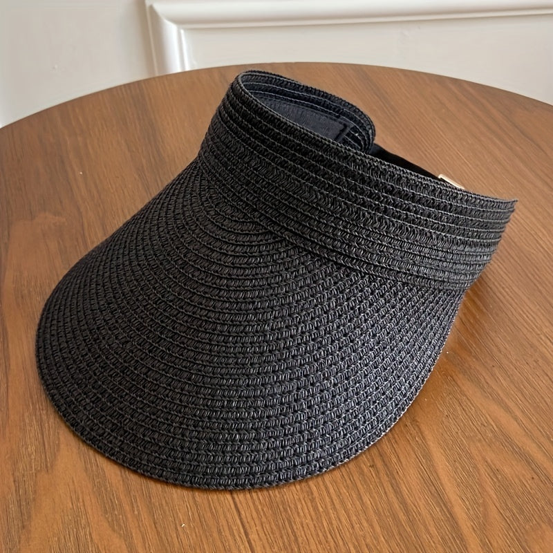 Cappello da sole pieghevole da donna con tesa larga – leggero e protezione UV