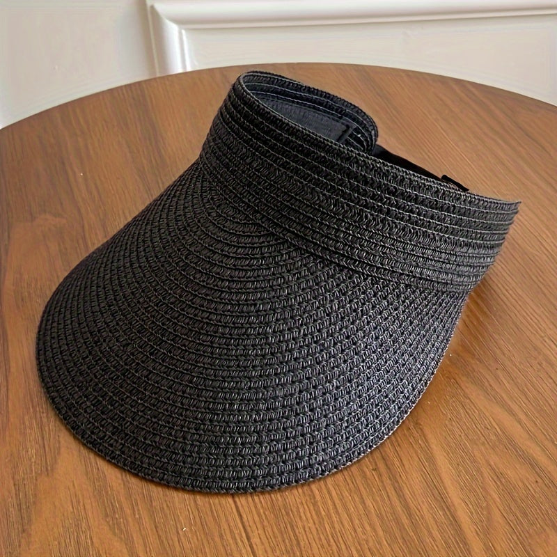 Cappello da sole pieghevole da donna con tesa larga – leggero e protezione UV